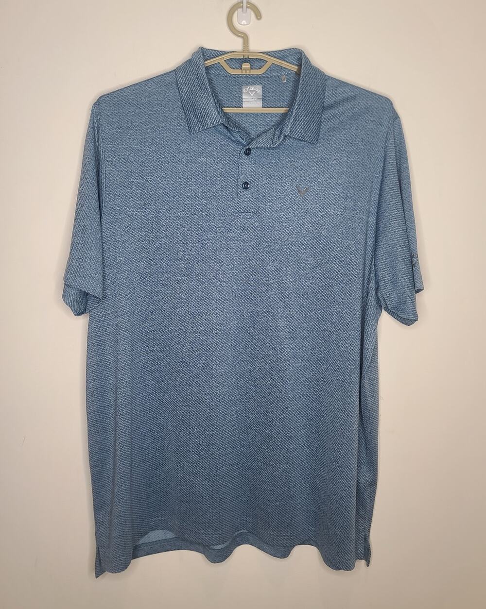 Callaway Golf Opti-Dri blue short sleeve polo shirt - 2XL / XXL